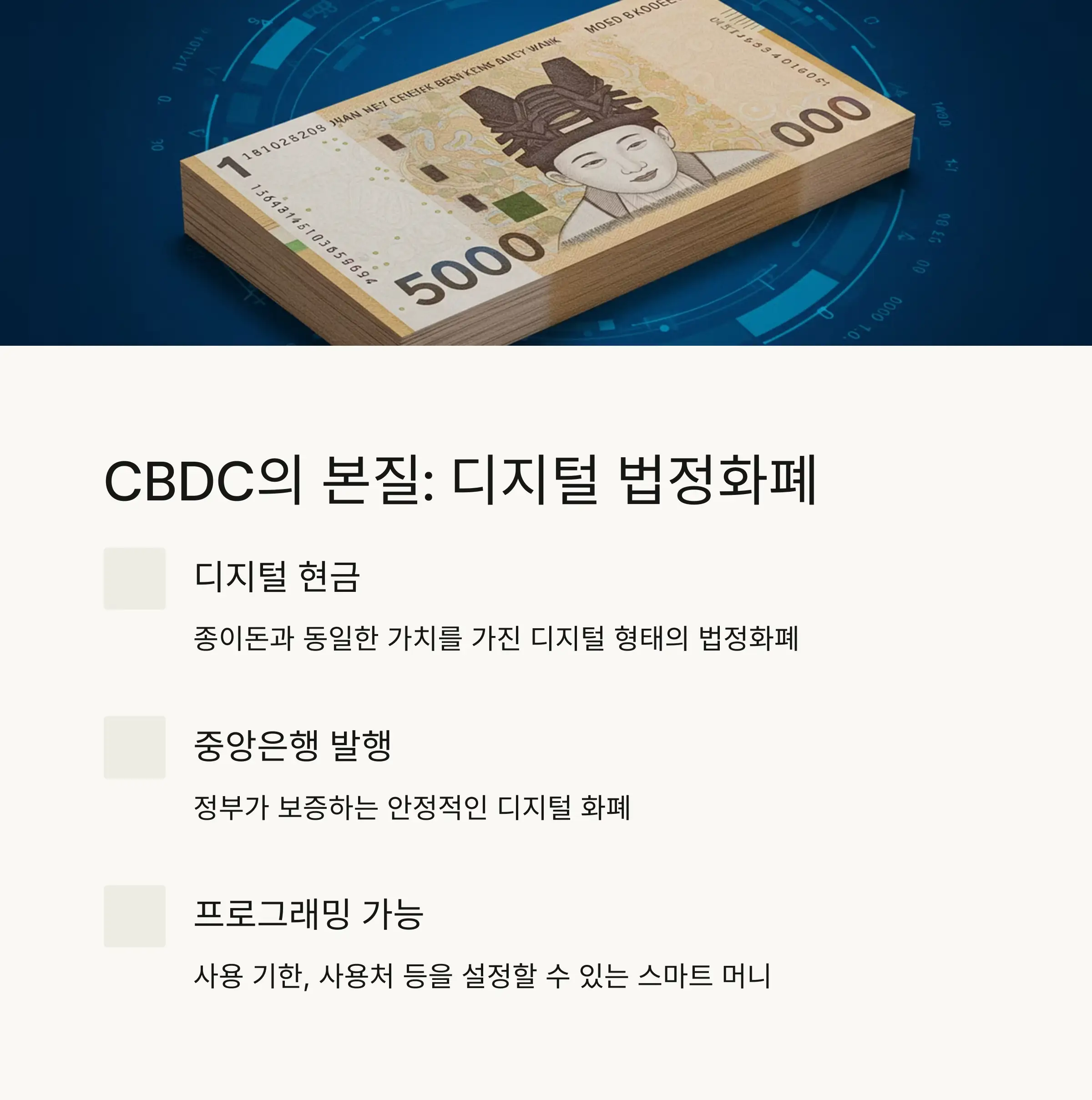💰 CBDC의 정의와 기본 개념