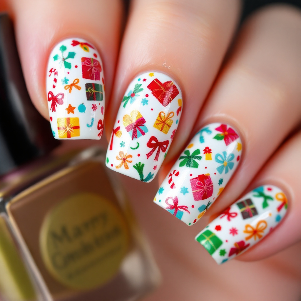 크리스마스 네일