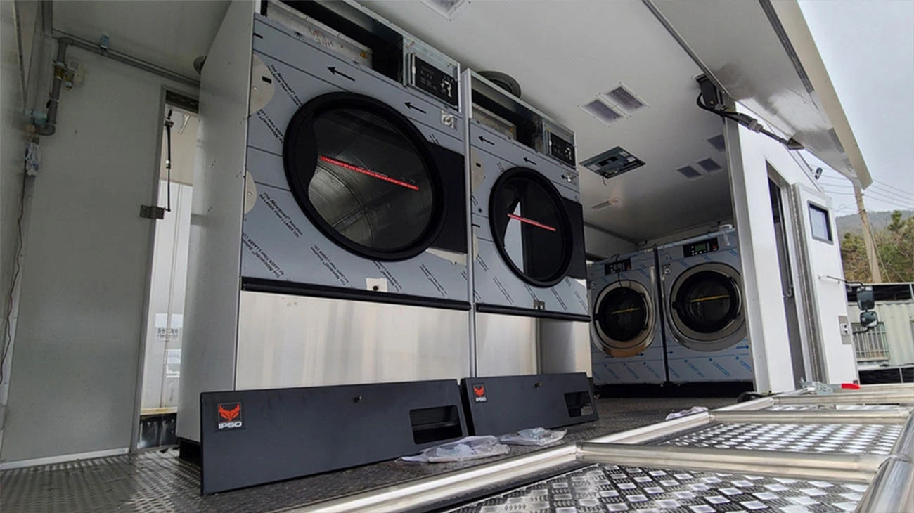 이동식 빨래방 트럭 건조기