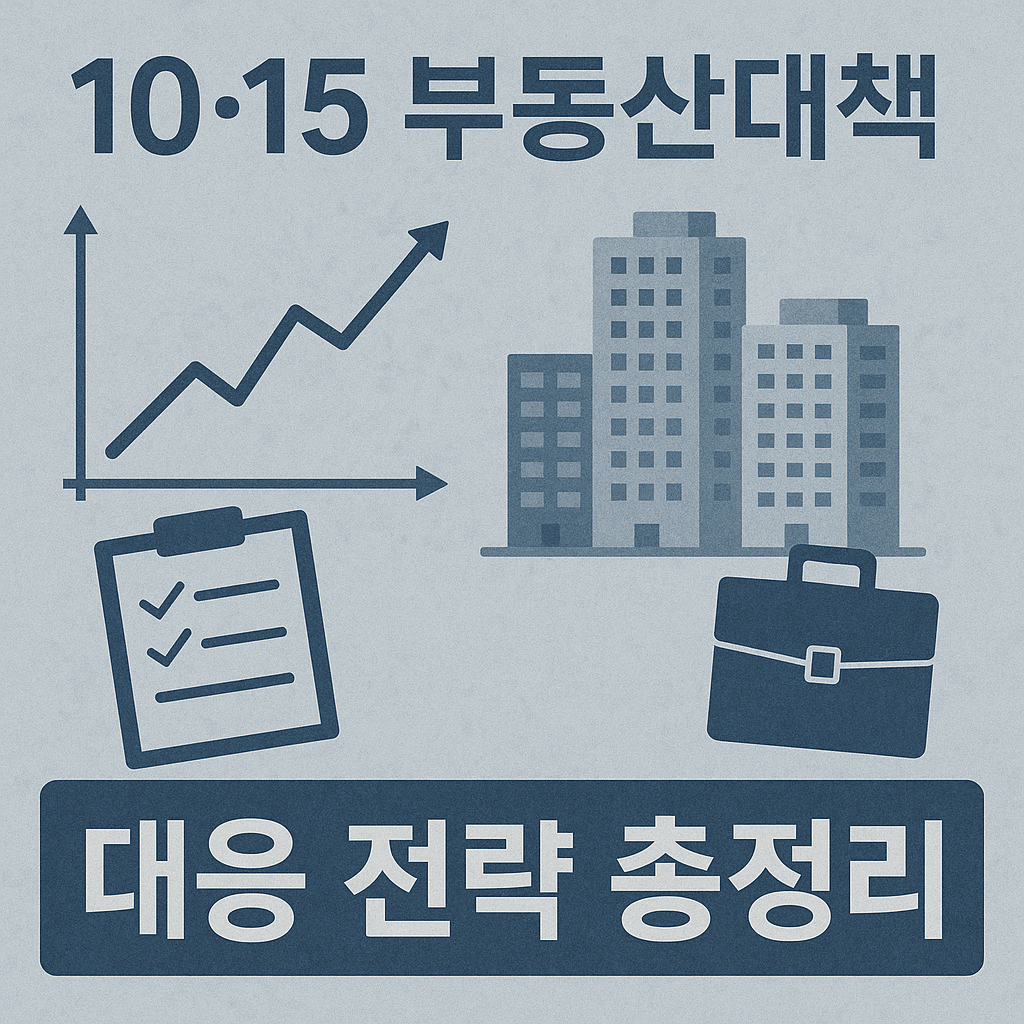 10&middot;15 부동산대책, 고가주택 대출 대응 전략 총정리