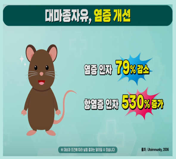 대마종자유 - 섭취 후 염증 개선