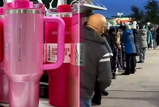 스타벅스 한정판 핑크 텀블러 줄서기