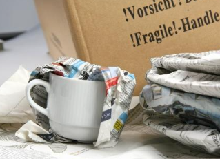 식기 포장 방법