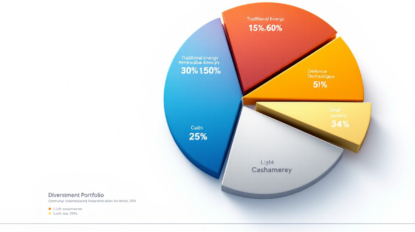 SMR 투자 위험 분산을 위한 포트폴리오 전략 그래픽