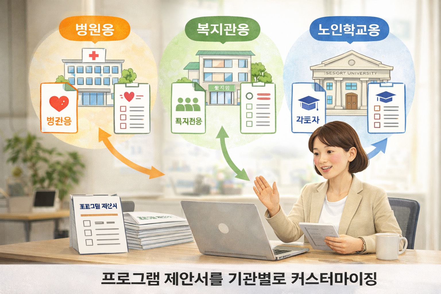 프로그램 제안서를 기관별로 커스터마이징하는 기술