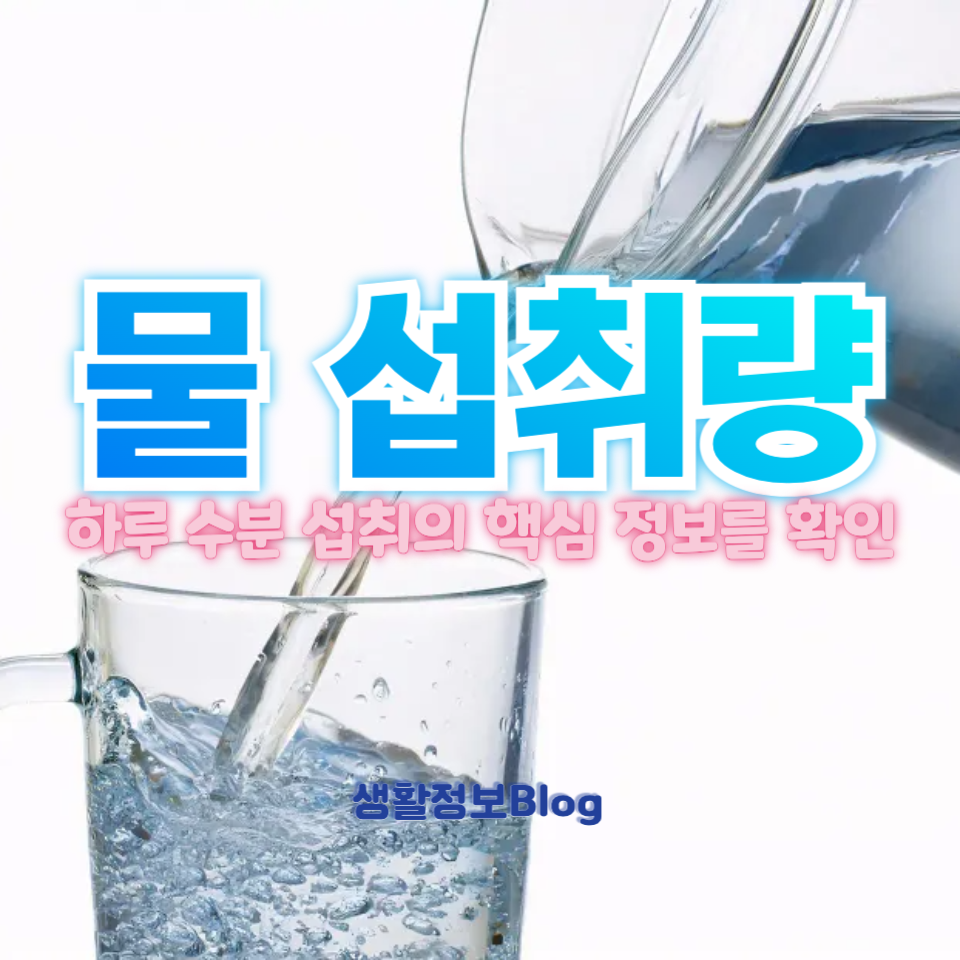 물 섭취량