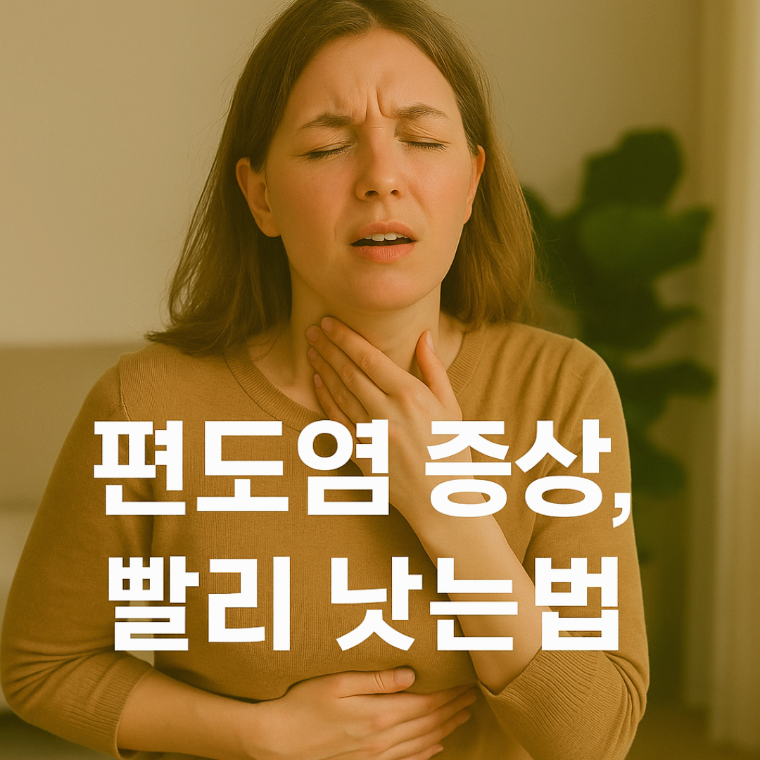 반복되는 편도염, 면역력 저하 신호일 수 있어요.