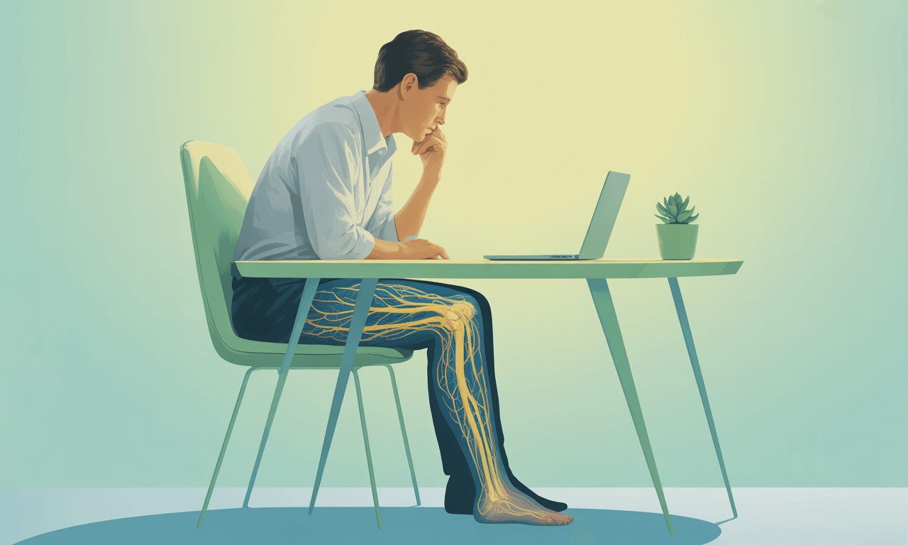 하지정맥류-운동-장시간-앉아있는-사람