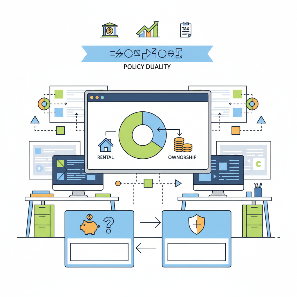 세 주택 매매 전환과 세제 혜택의 이원화 구조