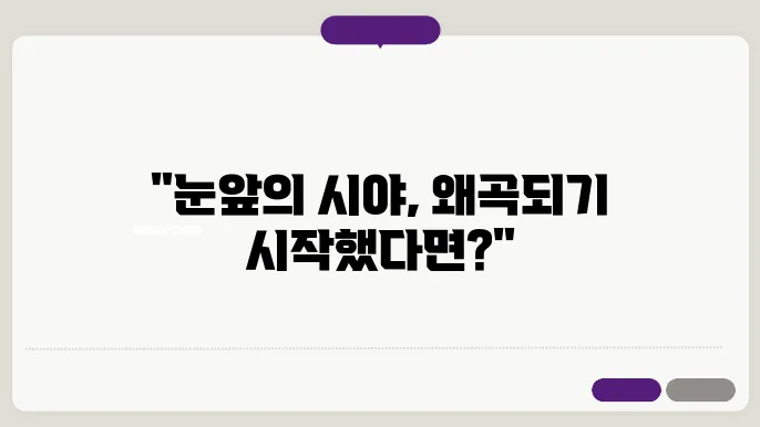 황반변성 증상