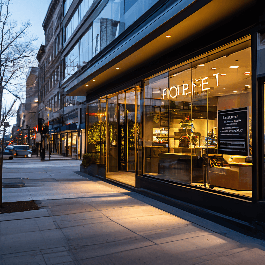 일반적인 상가 사진