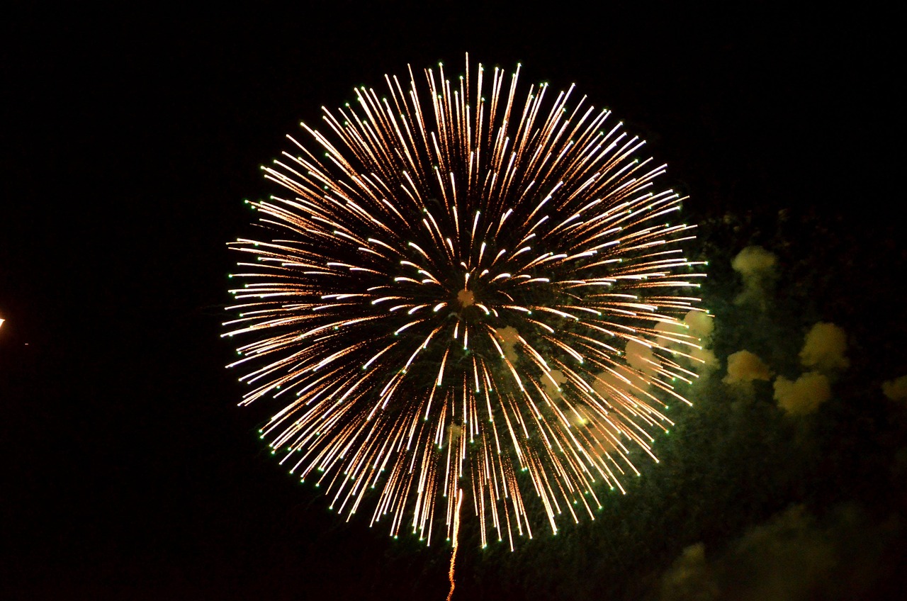 불꽃 놀이 사진