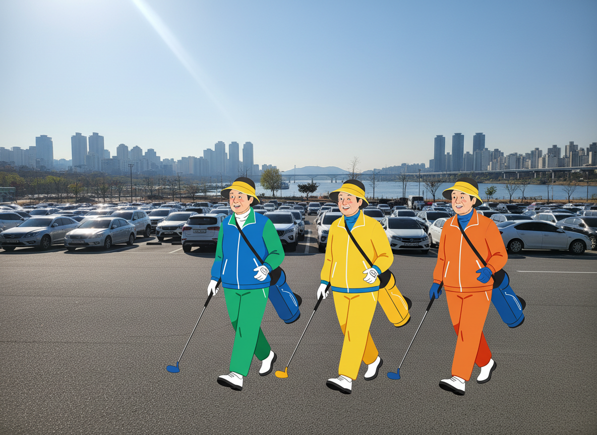 잠실 파크골프장 예약 일정 주차