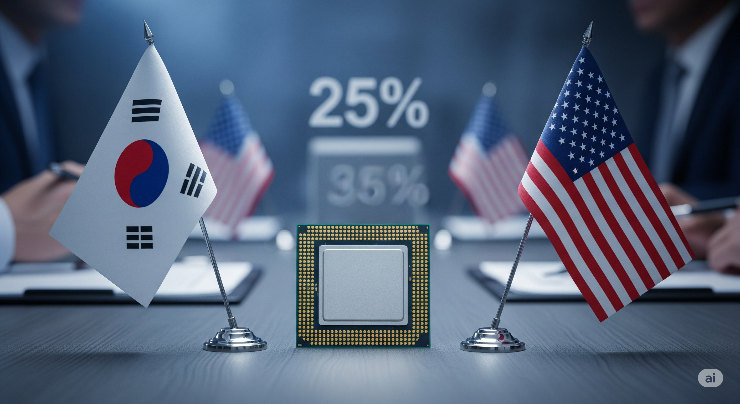 "반도체 산업, 통상 전선 최전방"에 대한 이미지입니다.