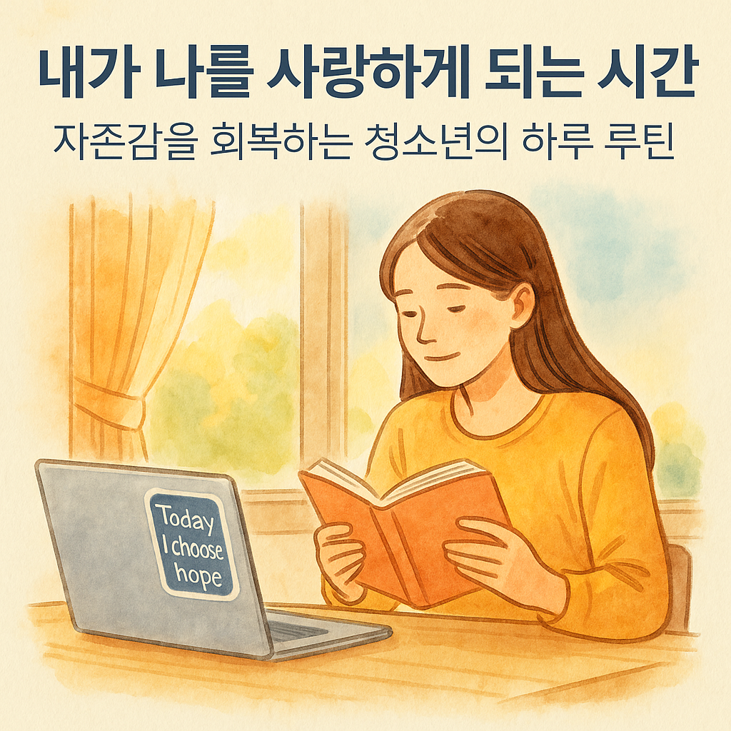 내가 나를 사랑하게 되는 시간 – 자존감을 회복하는 청소년의 하루 루틴