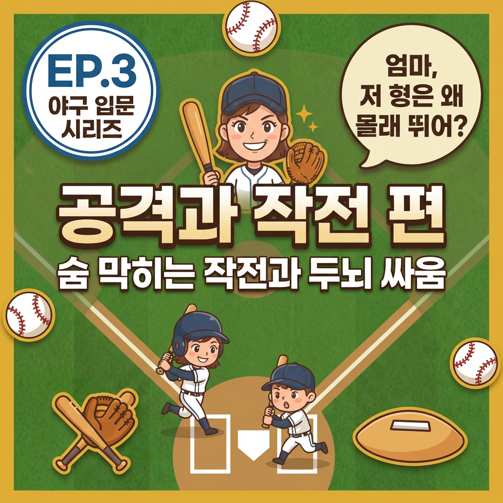 야구의 공격과 작전을 소개하는 글의 썸네일