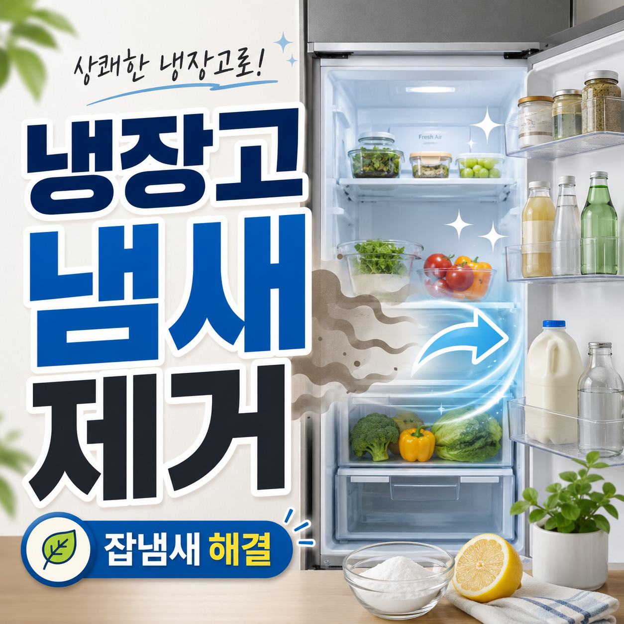 냉장고 냄새 제거