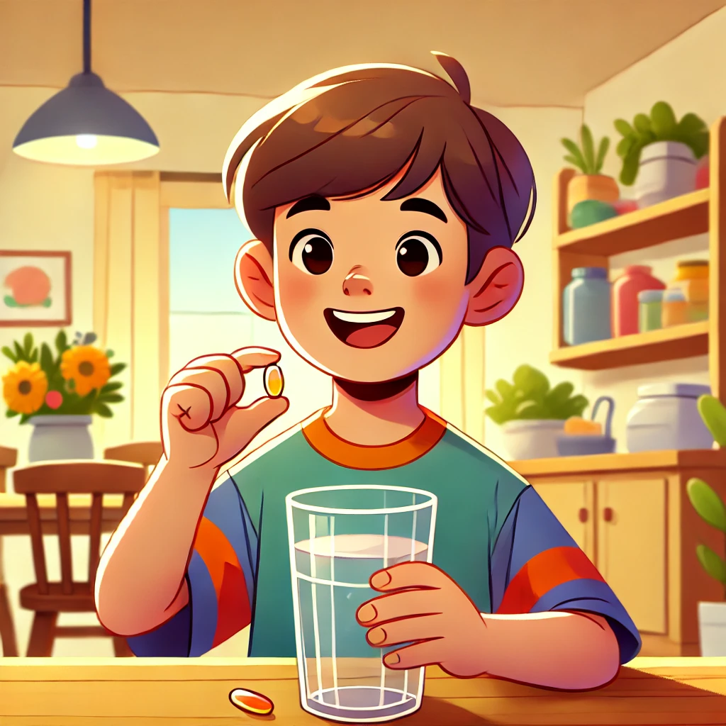 어린이-영양제-섭취-이미지