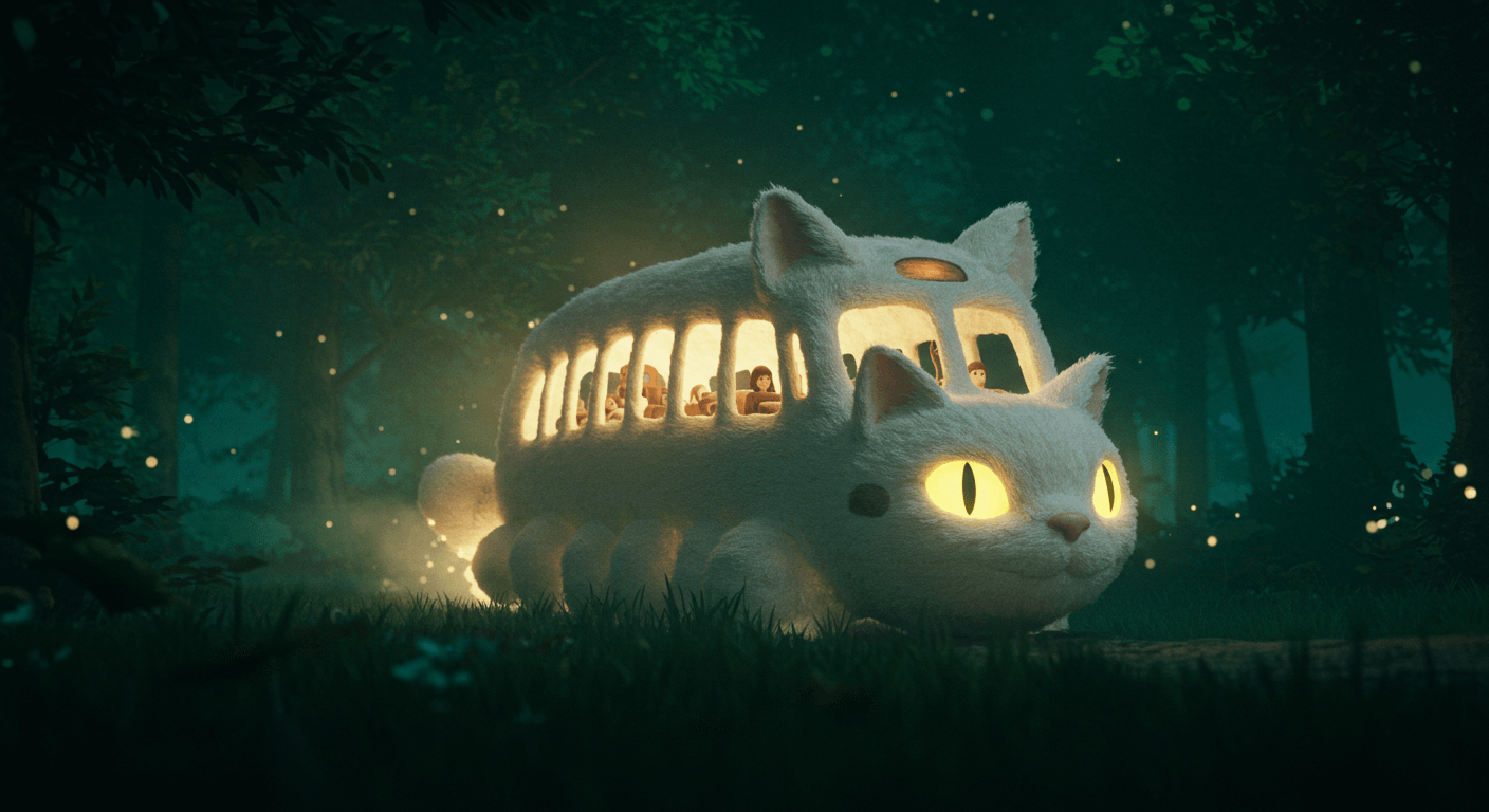 챗 지피티 고양이 버스