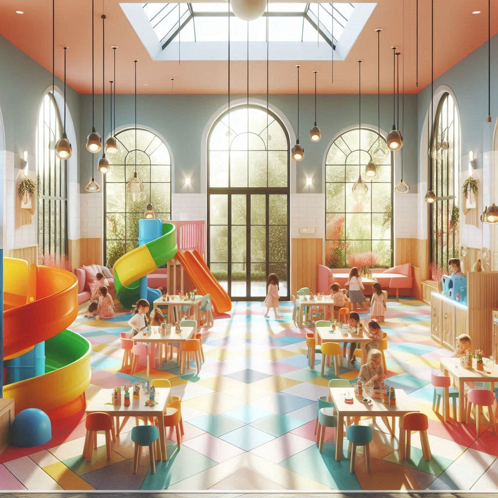 키즈카페 배경