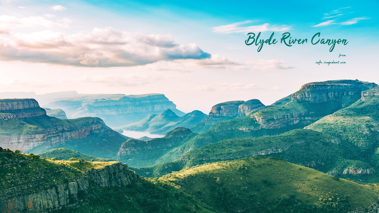 04 블리드 리버 캐년 C - Blyde River Canyon 풍경배경화면