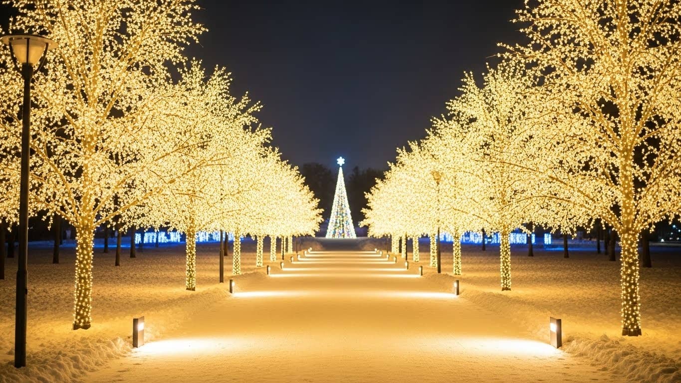 2025 전국 겨울 빛축제 정리 대표 이미지, 겨울 야경과 조명 풍경
