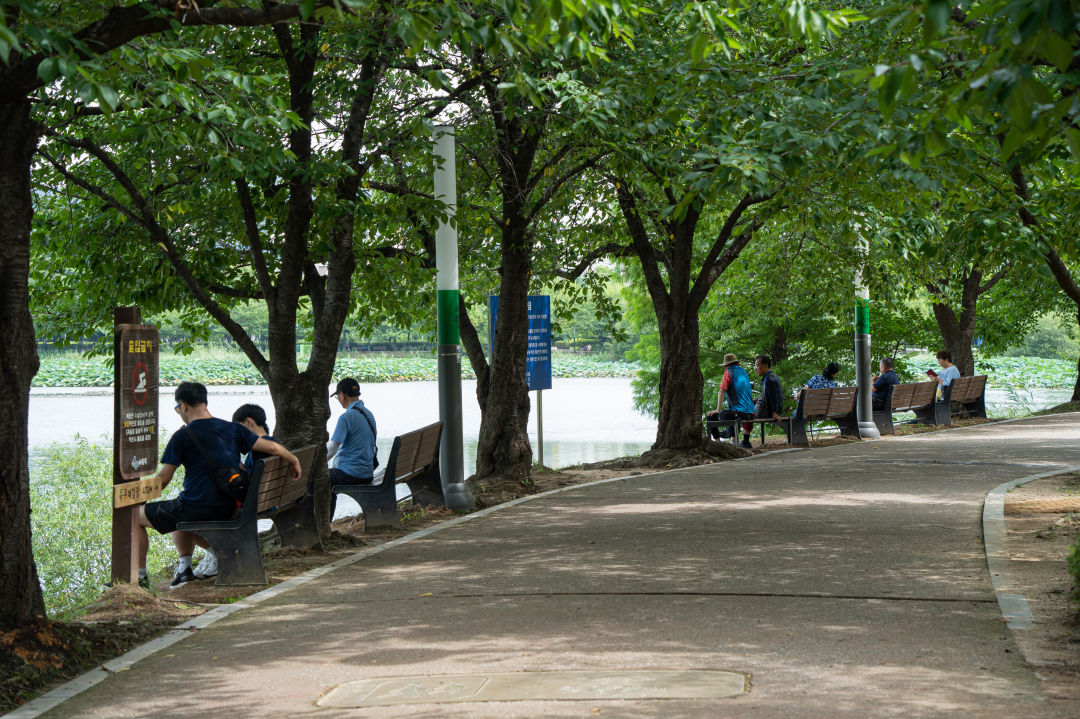 만석공원 휴식