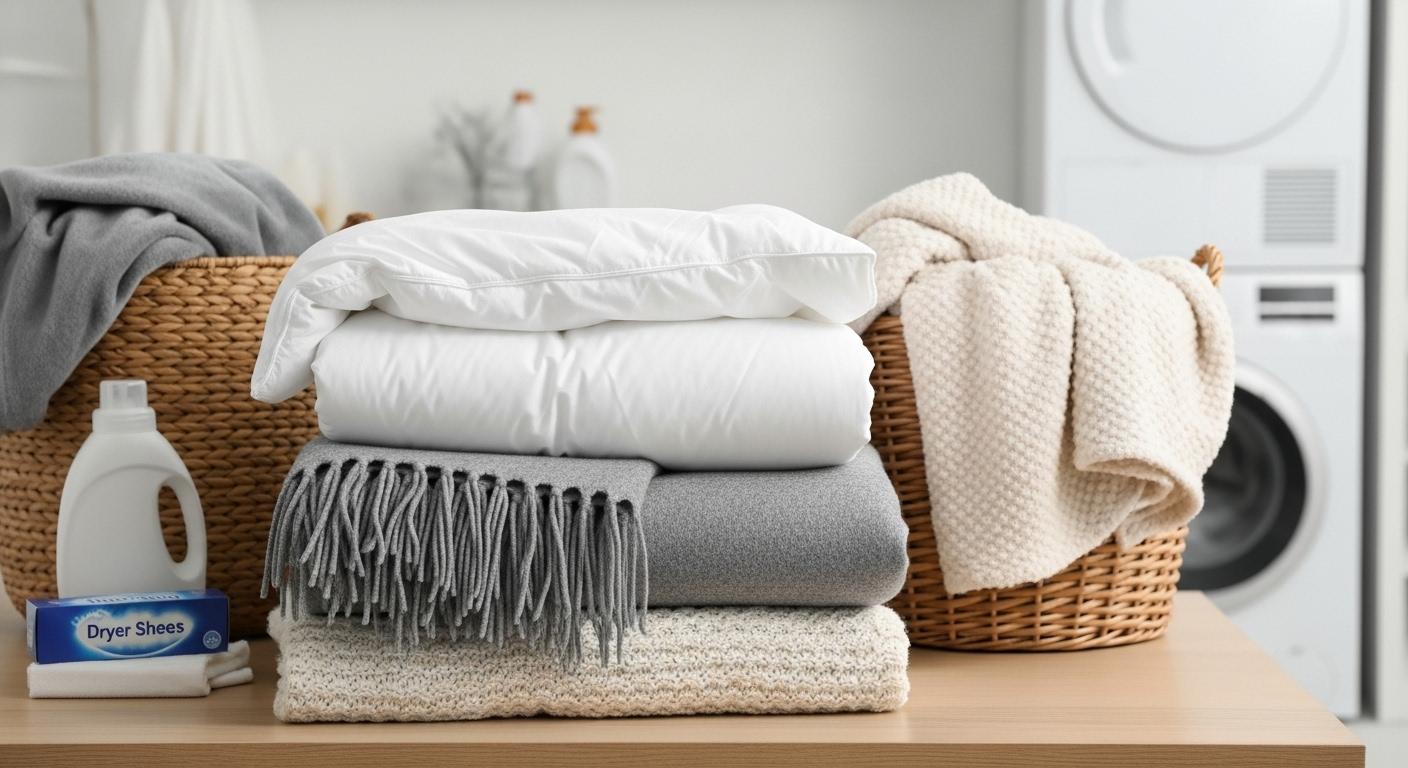 겨울이불정리세탁