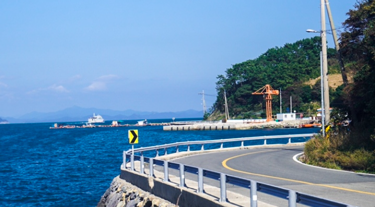 욕지도 해안일주도로