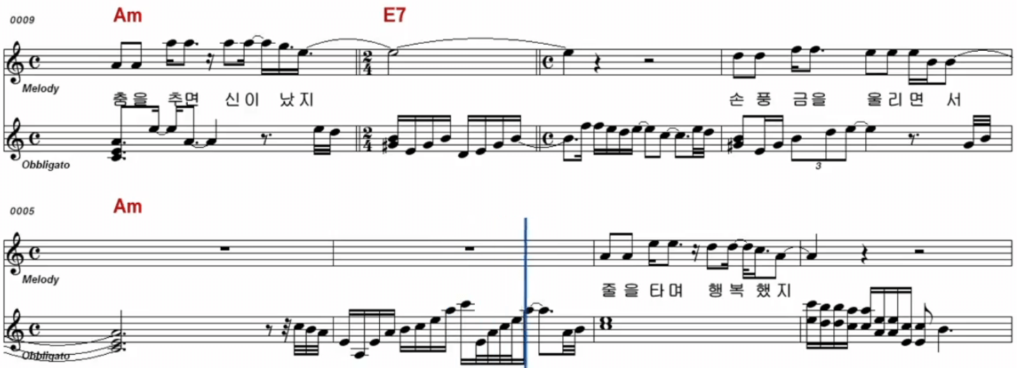 박경애 곡예사의 첫사랑 악보