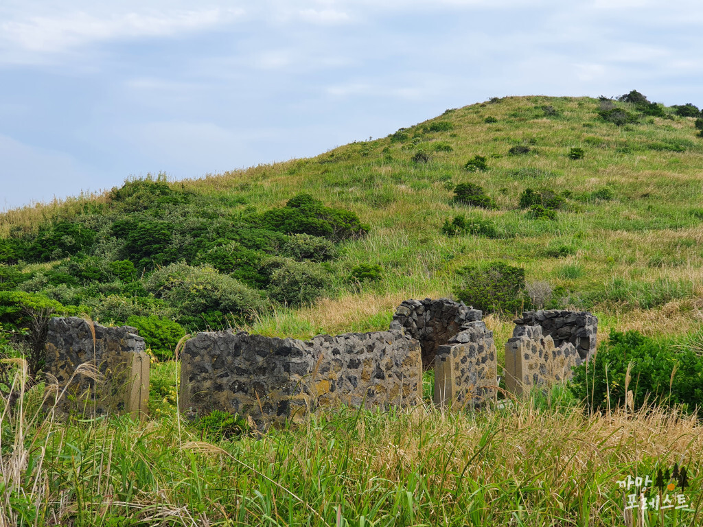 차귀도 무너진 집