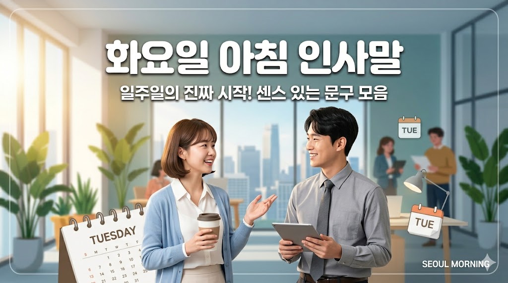 화요일 아침인사말