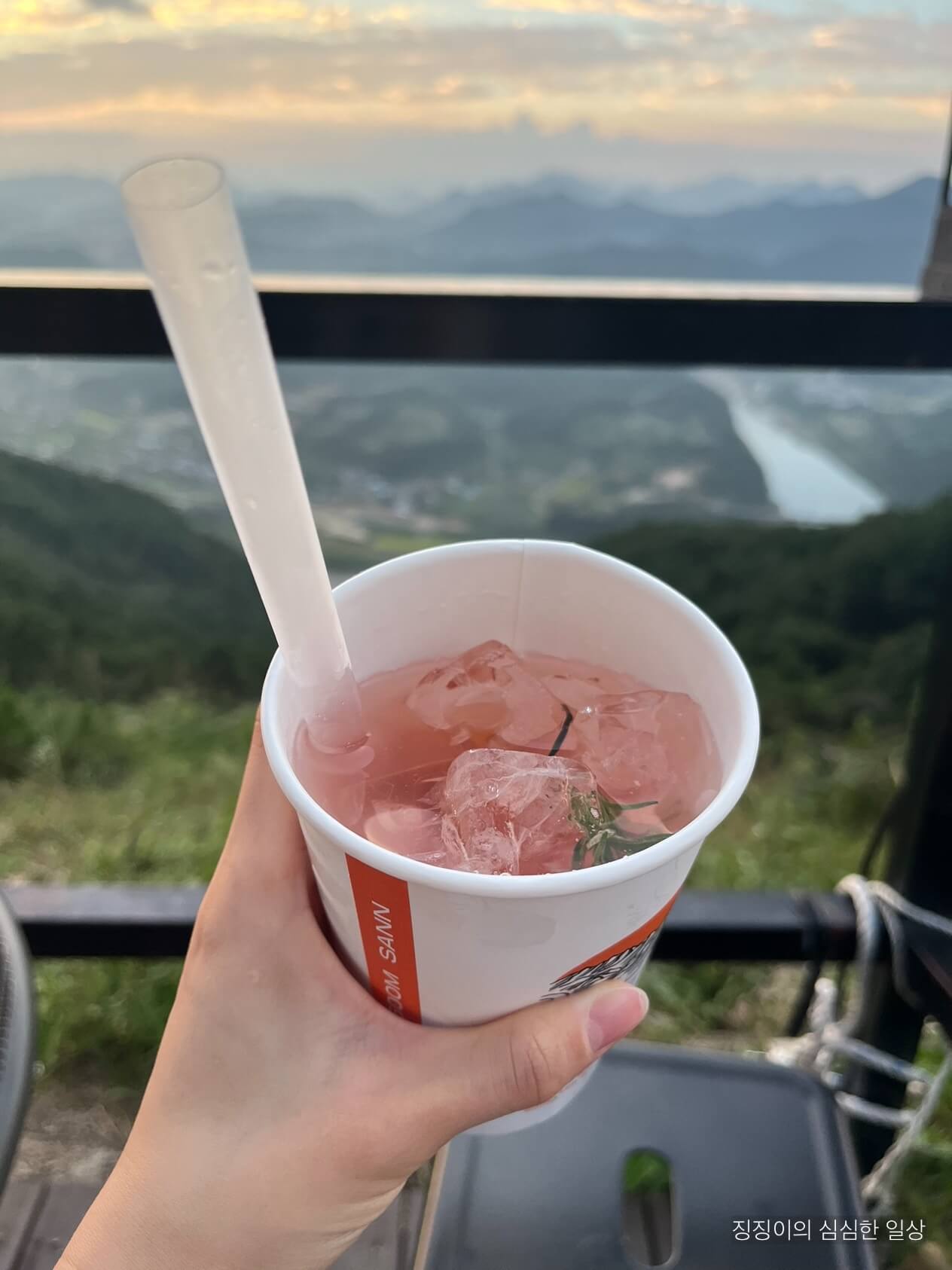 카페산 복숭아에이드