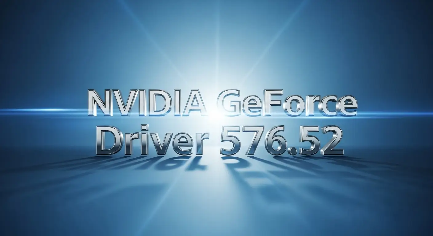 NVIDIA GeForce 그래픽 드라이버 576.52 게이밍과 전문 작업을 위한 최신 업데이트