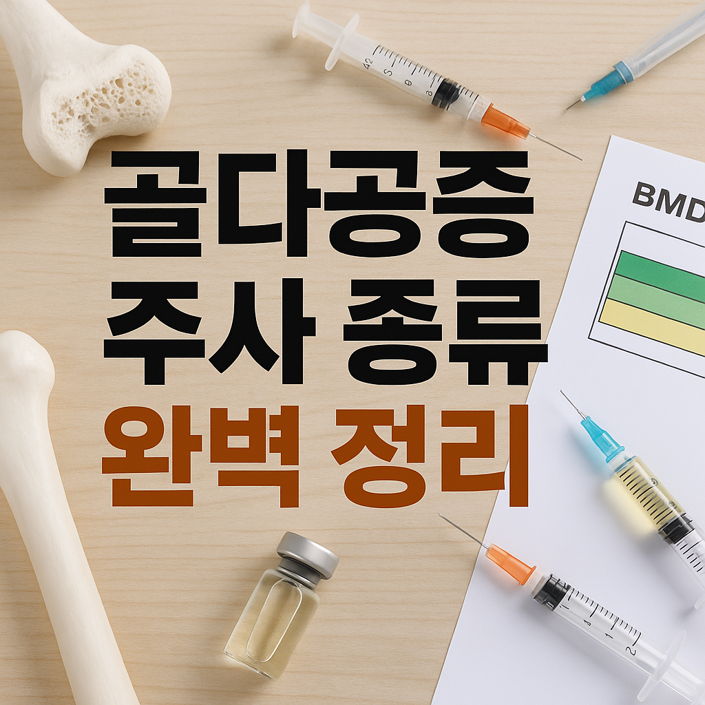 골다공증 주사 종류