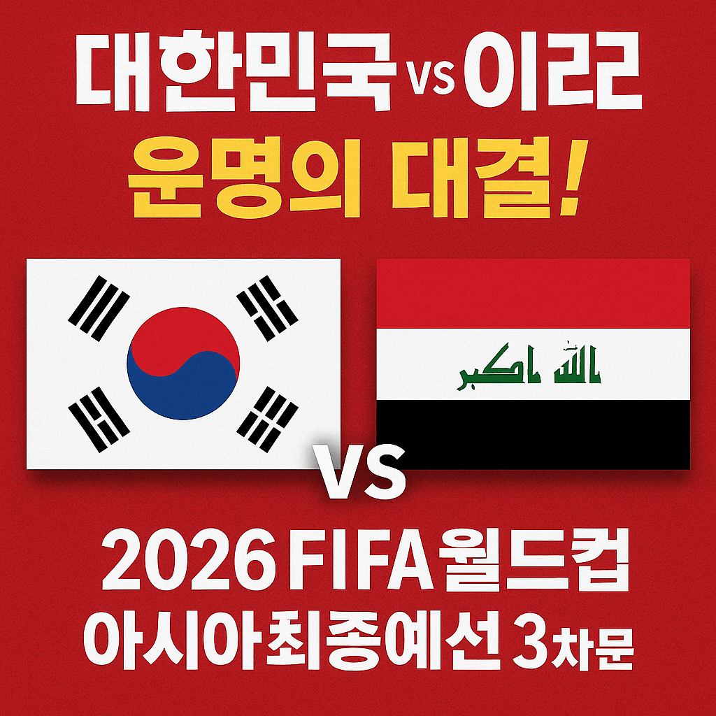 2026 월드컵 예선&amp;#44; 대한민국 이라크 축구 생중계&amp;#44; 쿠팡플레이 무료 스포츠 스트리밍&amp;#44; 실시간 축구 경기&amp;#44; 스마트폰 라이브 중계&amp;#44; 고화질 축구 방송&amp;#44; 쿠팡 로켓와우 혜택&amp;#44; 대한민국 대표팀 경기&amp;#44; 축구 하이라이트 다시보기&amp;#44; 해외 스포츠 VPN 시청