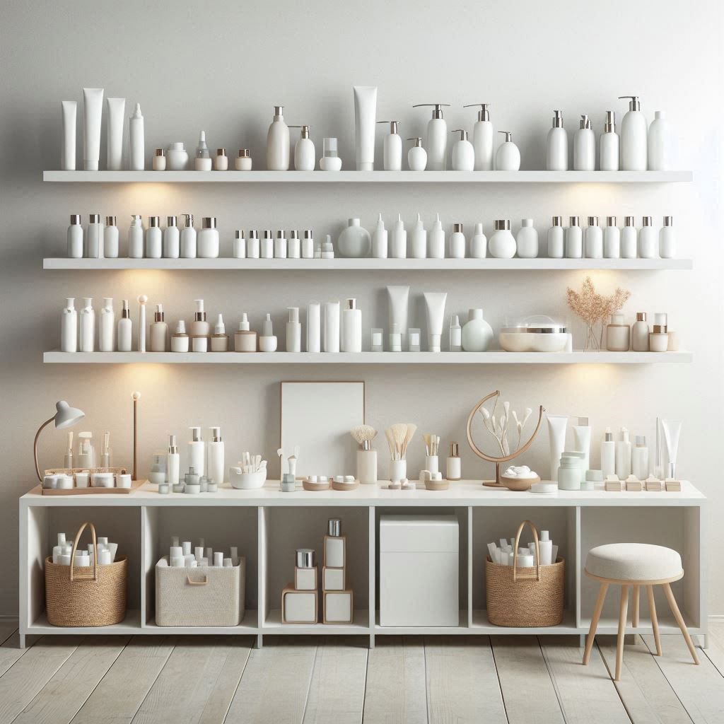 피부,체형관리 샵 배경