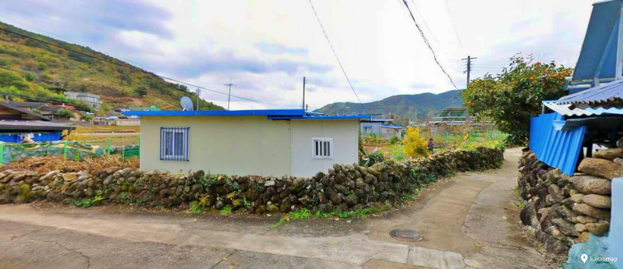 광양 내천마을 돌담길