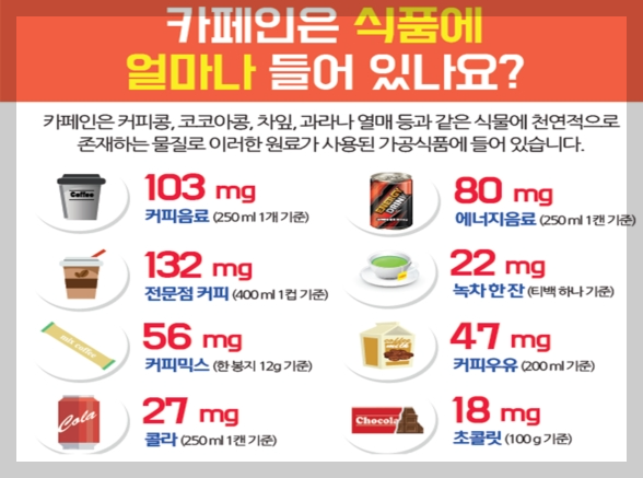 카페인용량