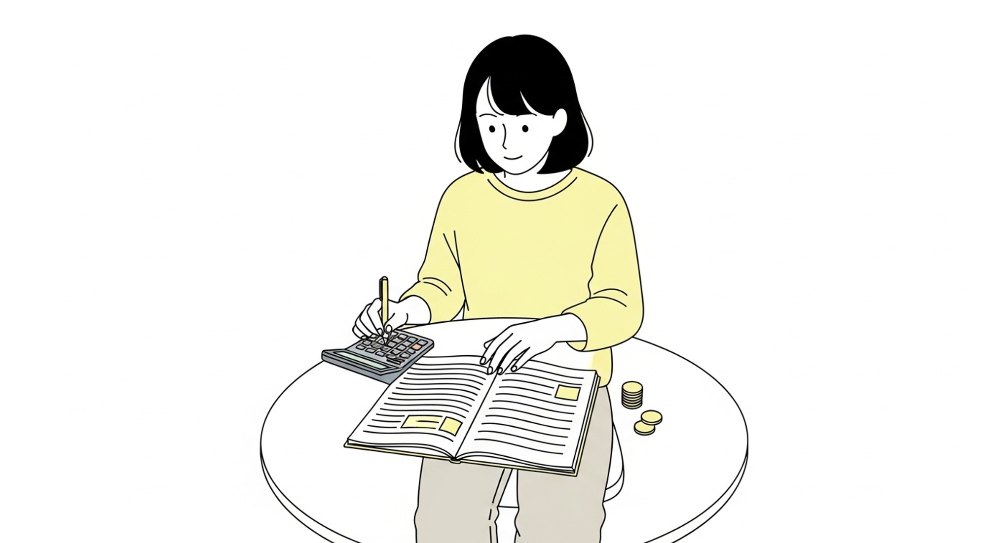 고용센터 창구를 방문한 여성, 오프라인 절차를 준비해야 합니다.