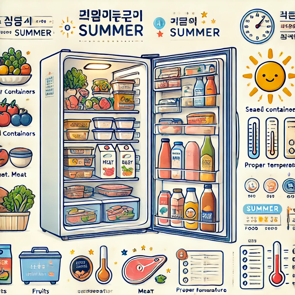 음식 보관법, 여름철 음식 관리 3