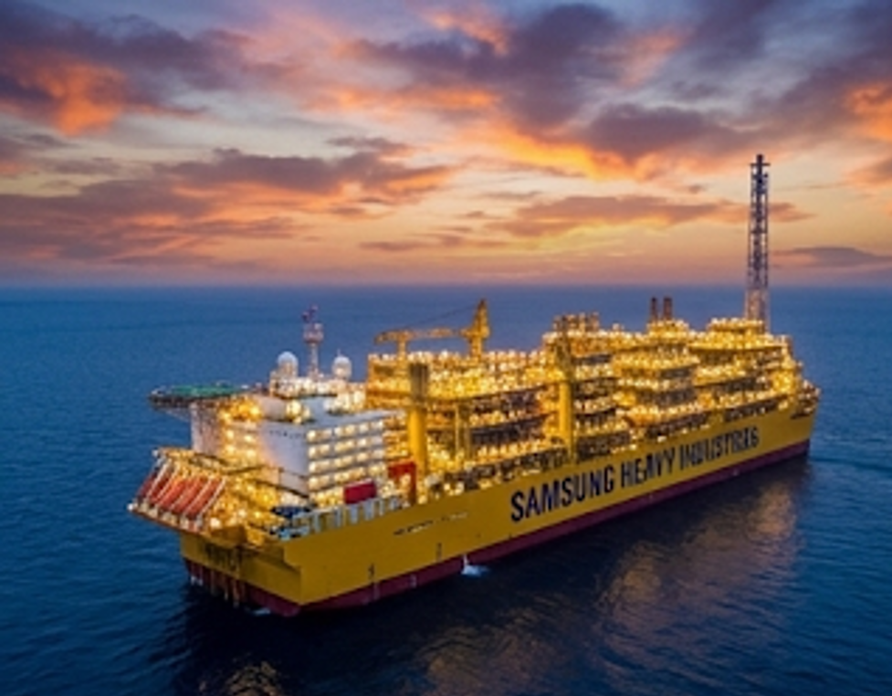 삼성중공업 FLNG 전경
