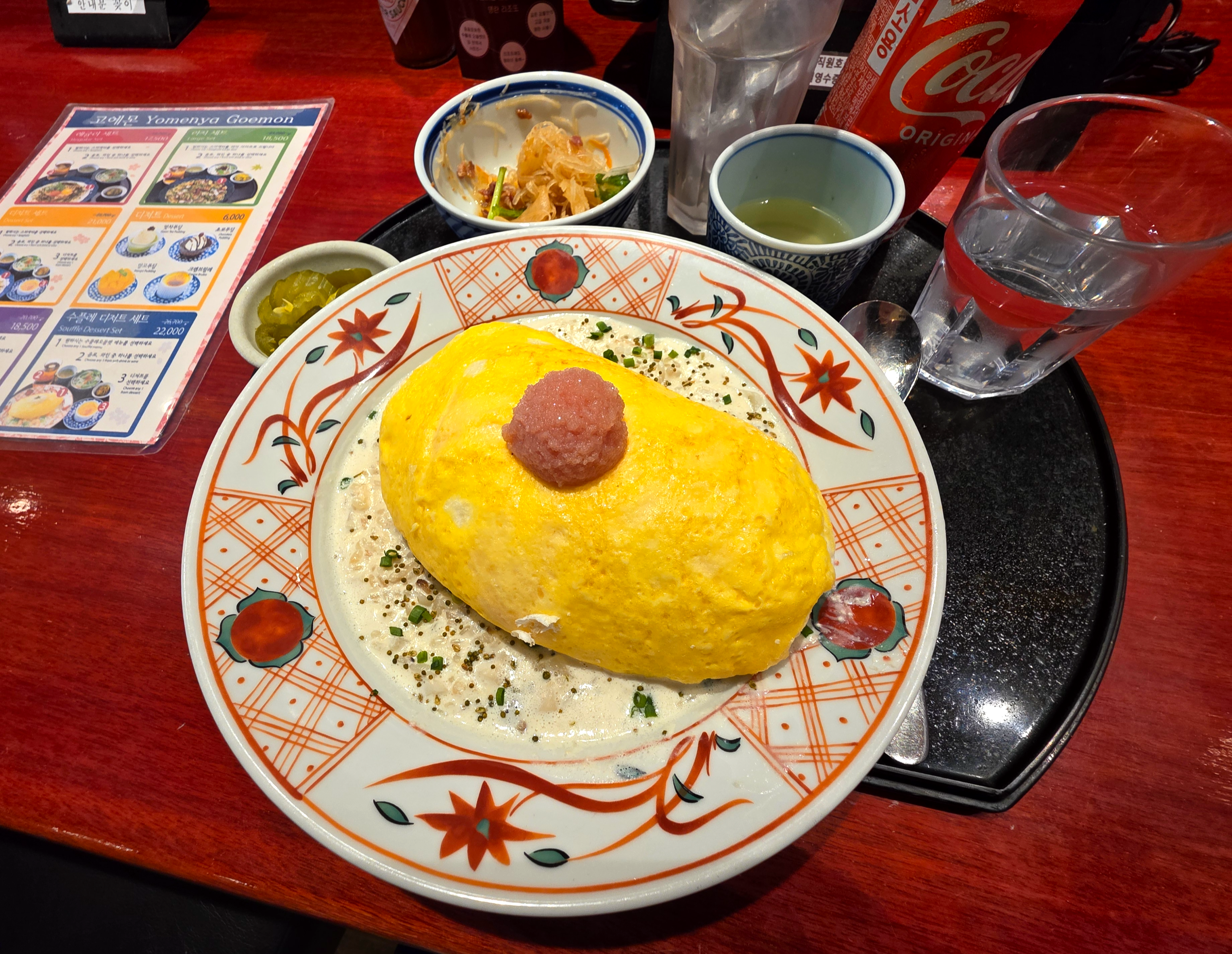 요멘야고에몬수플레오믈렛멘타이리조또