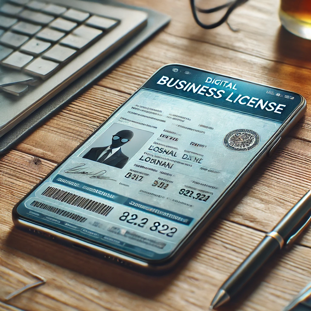 사업자등록증명서 모바일 발급 관련 그림