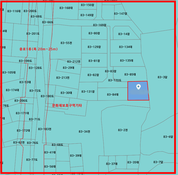 지적도 무료열람 방법 (토지이음)