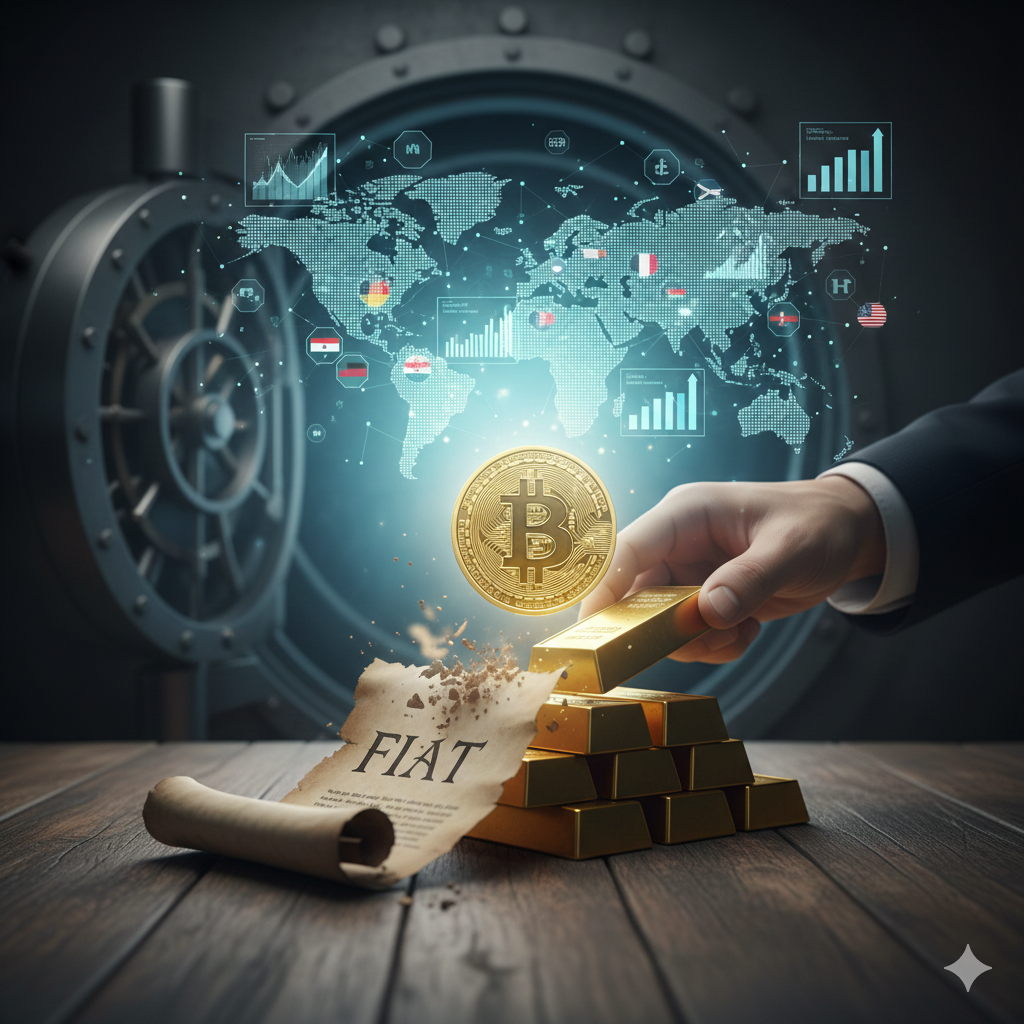 금의 이미지 변신과 비트코인이 걸어갈 국가 예비 자산의 길