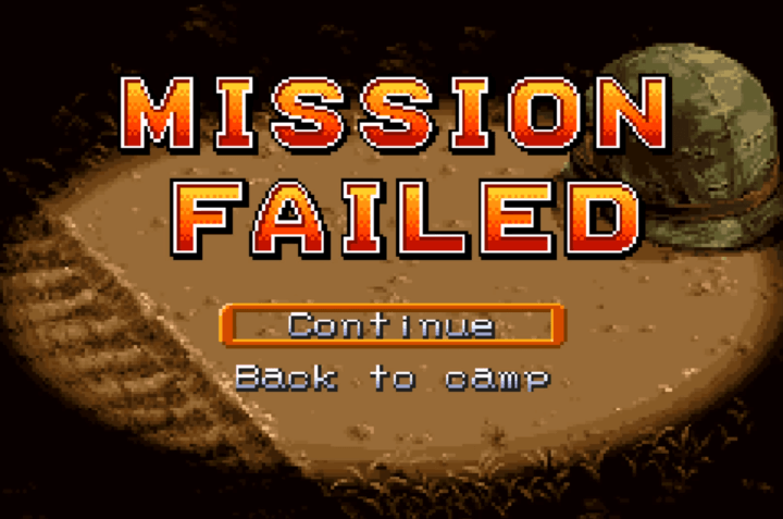 메탈슬러그-어드밴스-오락실게임-종료-화면