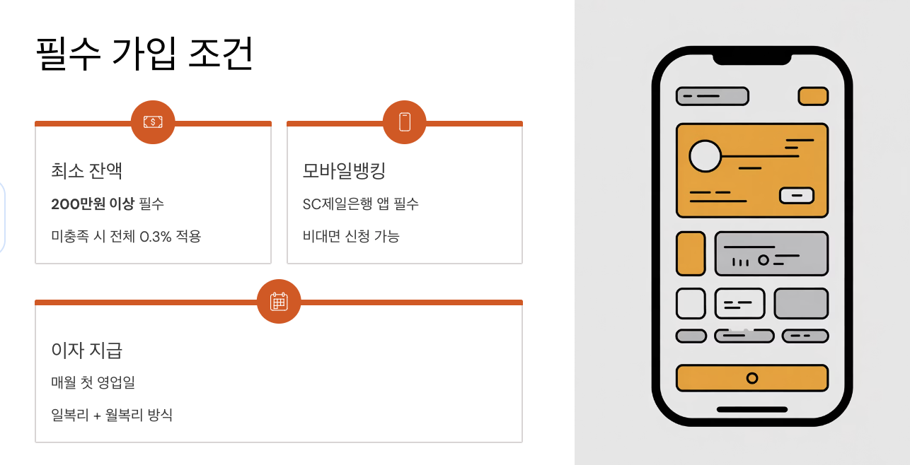 SC제일은행 스마트박스 통장