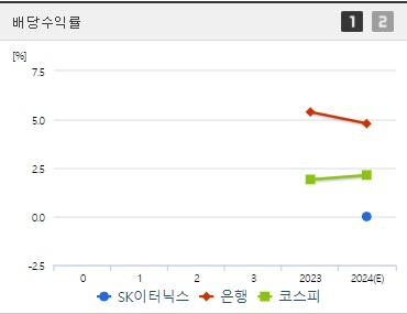 SK이터닉스 배당수익률
