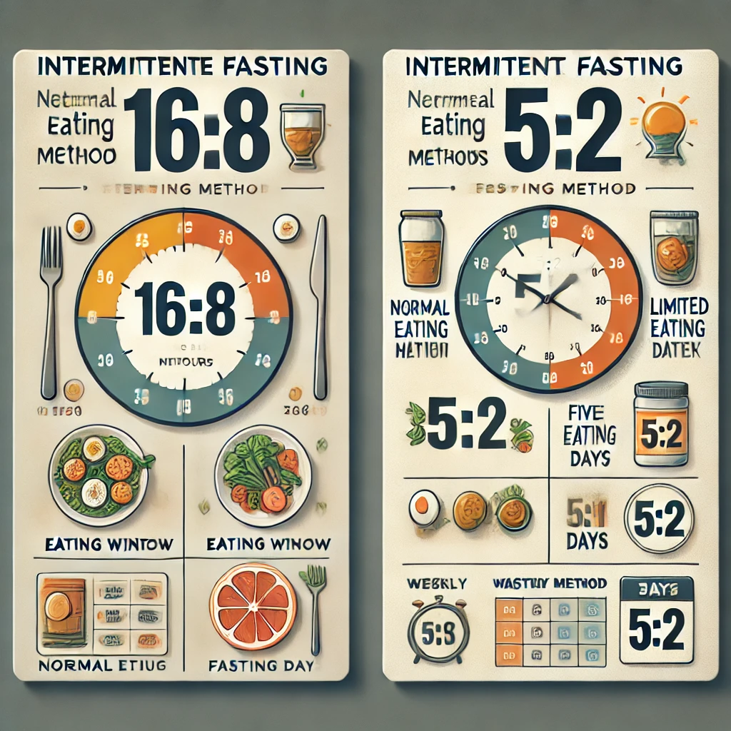 16:8 vs 5:2 단식법